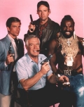 A-Team Group Shot with Guns